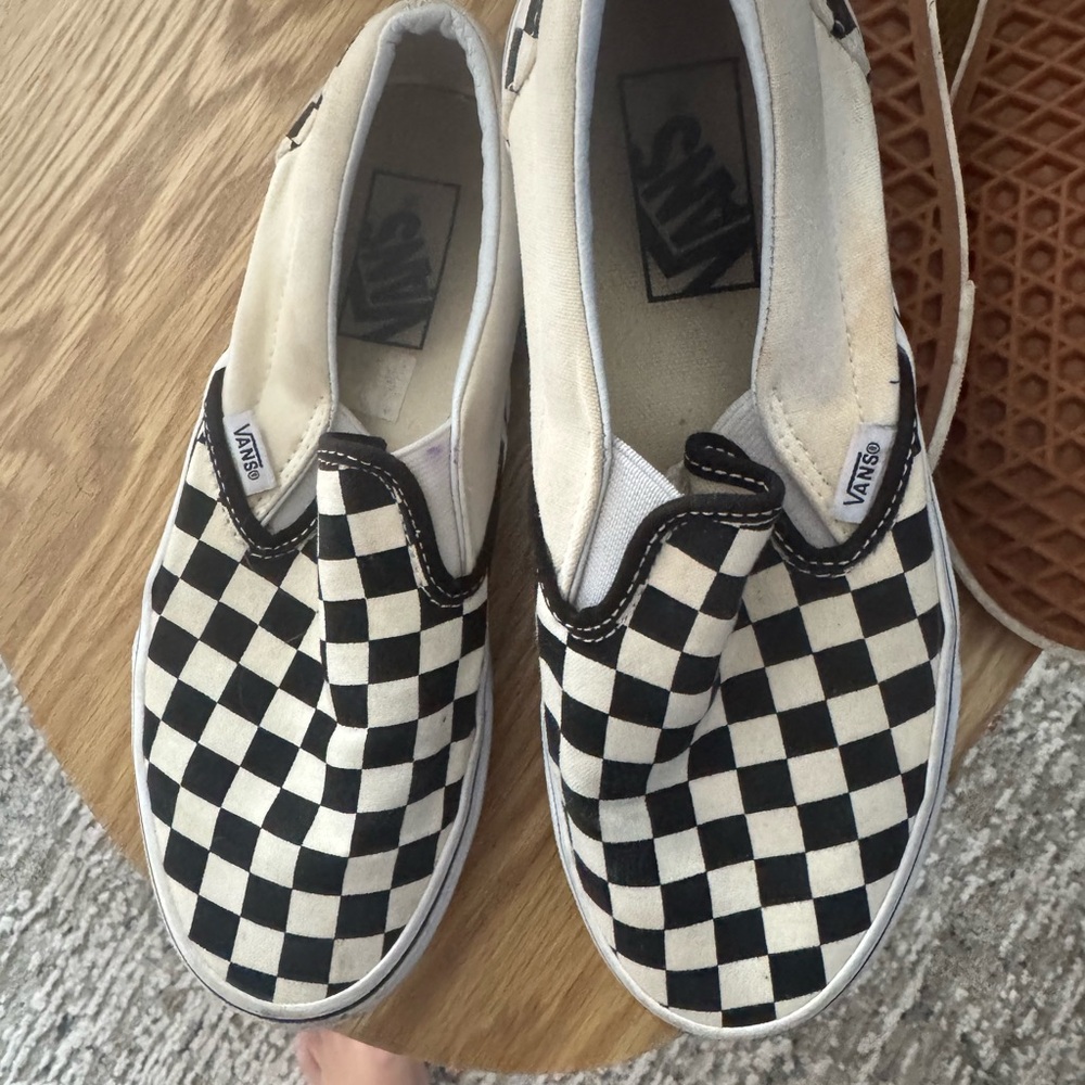 Vans Checkerboard Slip-On Sneakers